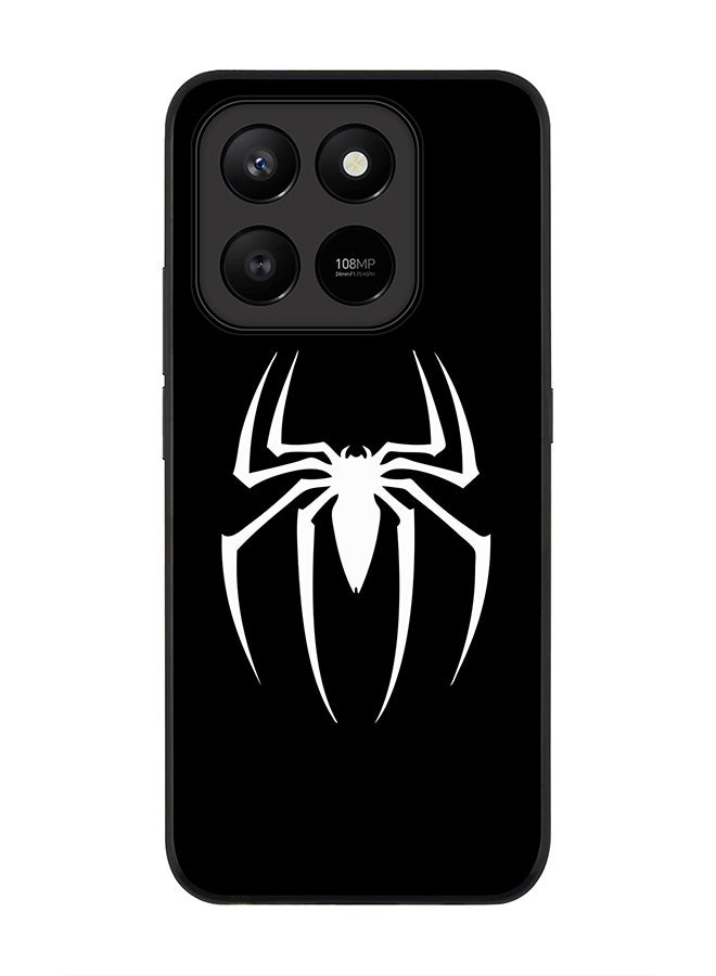 For Honor X7d 4G / X7d 5G / 400 Smart Case,Slim fit Camera Protection, Shockproof Thin Phone cover  - Spidermark (Black)